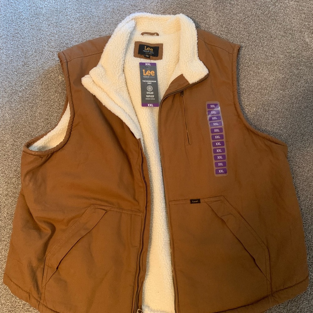 Lee Sherpa Lined Men’s Vest 2XL